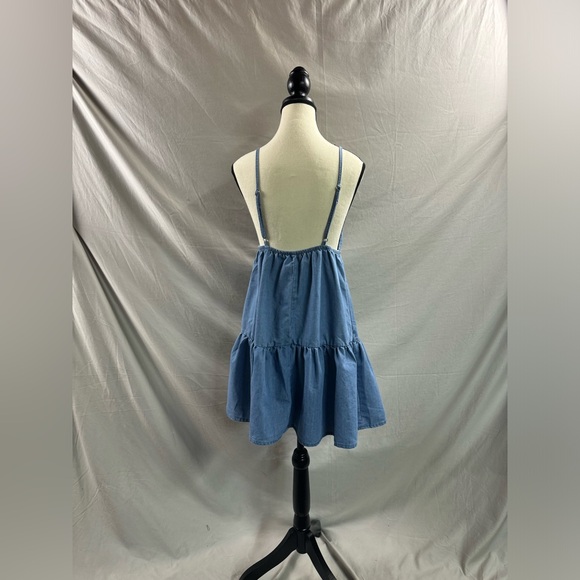 Denim Sundress With Spaghetti Straps - Picture 7 of 8